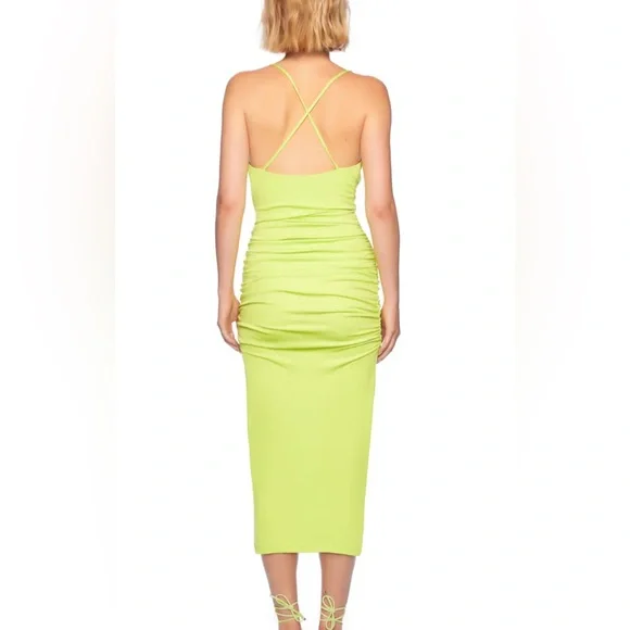 Susana Monaco Viscose Solid Cowl String Dress NWT Size XL - Picture 2 of 5